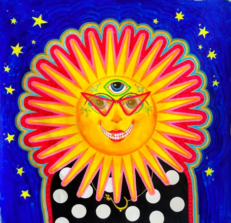 Sunny Love – 2024 – 100×100 cm – Acrylic on canvas