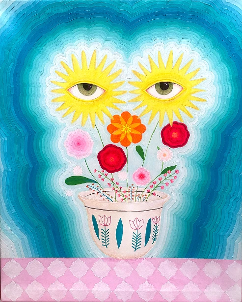 Nostalgia smells like flowers – 80 x 65 cm